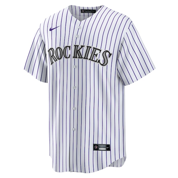 Ryan McMahon Colorado Rockies Nike Home Replica Player Jersey - White - Image 2