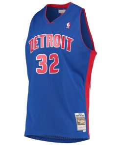 Alternative view of Richard Hamilton Detroit Pistons 2003/04 Hardwood Classics Swingman Jersey - Blue
