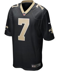 Alternative view of Morten Andersen New Orleans Saints Nike Game Retired Player Jersey - Black