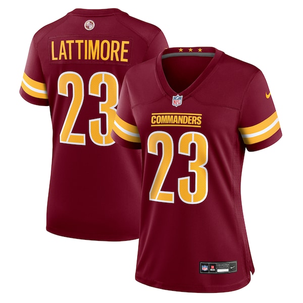 Marshon Lattimore Washington Commanders Nike Women's Game Jersey - Burgundy/White - Image 12