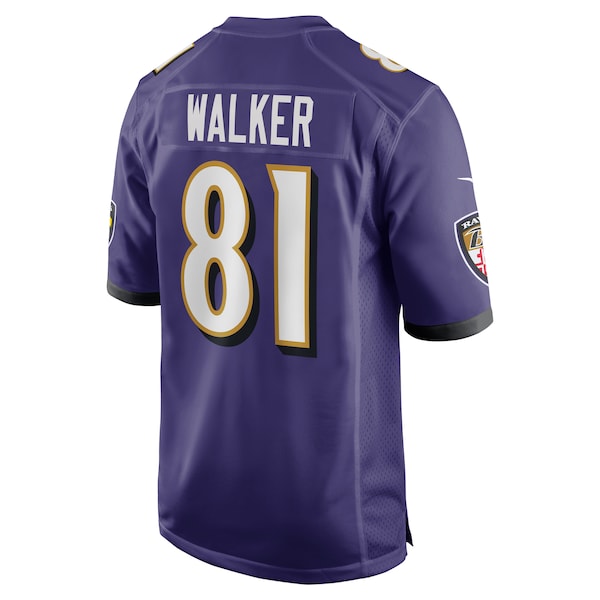 Devontez Walker Baltimore Ravens Nike Team Game Jersey - Purple - Image 3
