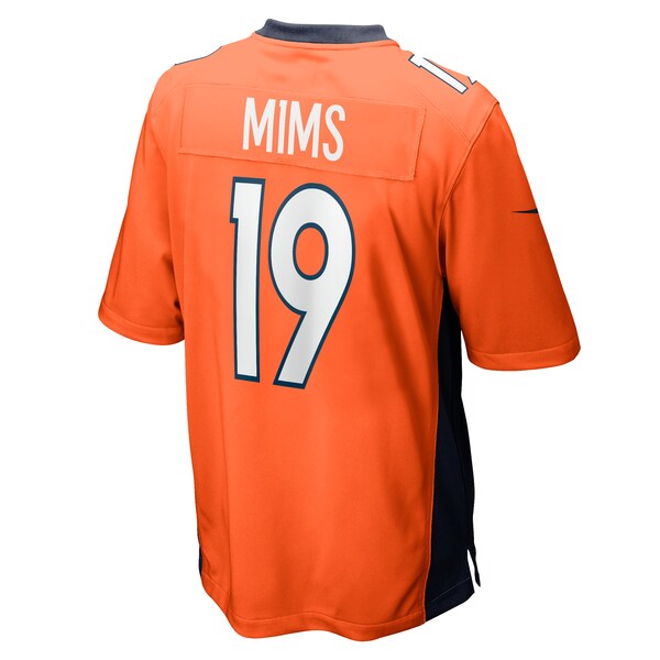 Marvin Mims Jr Denver Broncos Nike Team Game Jersey - Orange - Image 3