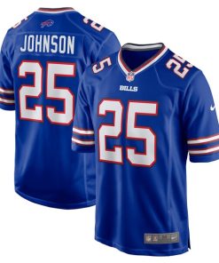 Ty Johnson Buffalo Bills Nike Team Game Jersey - Royal