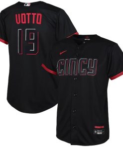 Joey Votto Cincinnati Reds Nike Toddler 2023 City Connect Replica Player Jersey - Black