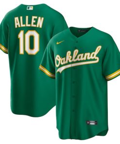 Nick Allen Oakland Athletics Nike Alternate Replica Jersey - Kelly Green