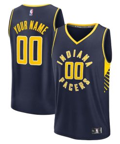 Indiana Pacers Fast Break Custom Jersey - Icon Edition - Navy