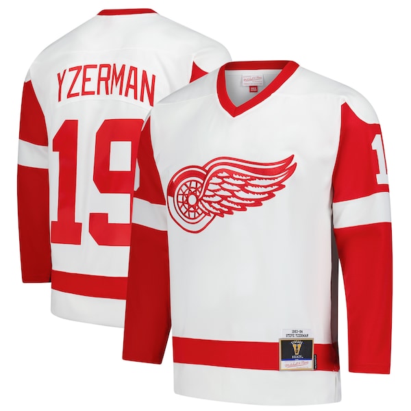 Steve Yzerman Detroit Red Wings Power Play Jersey - White