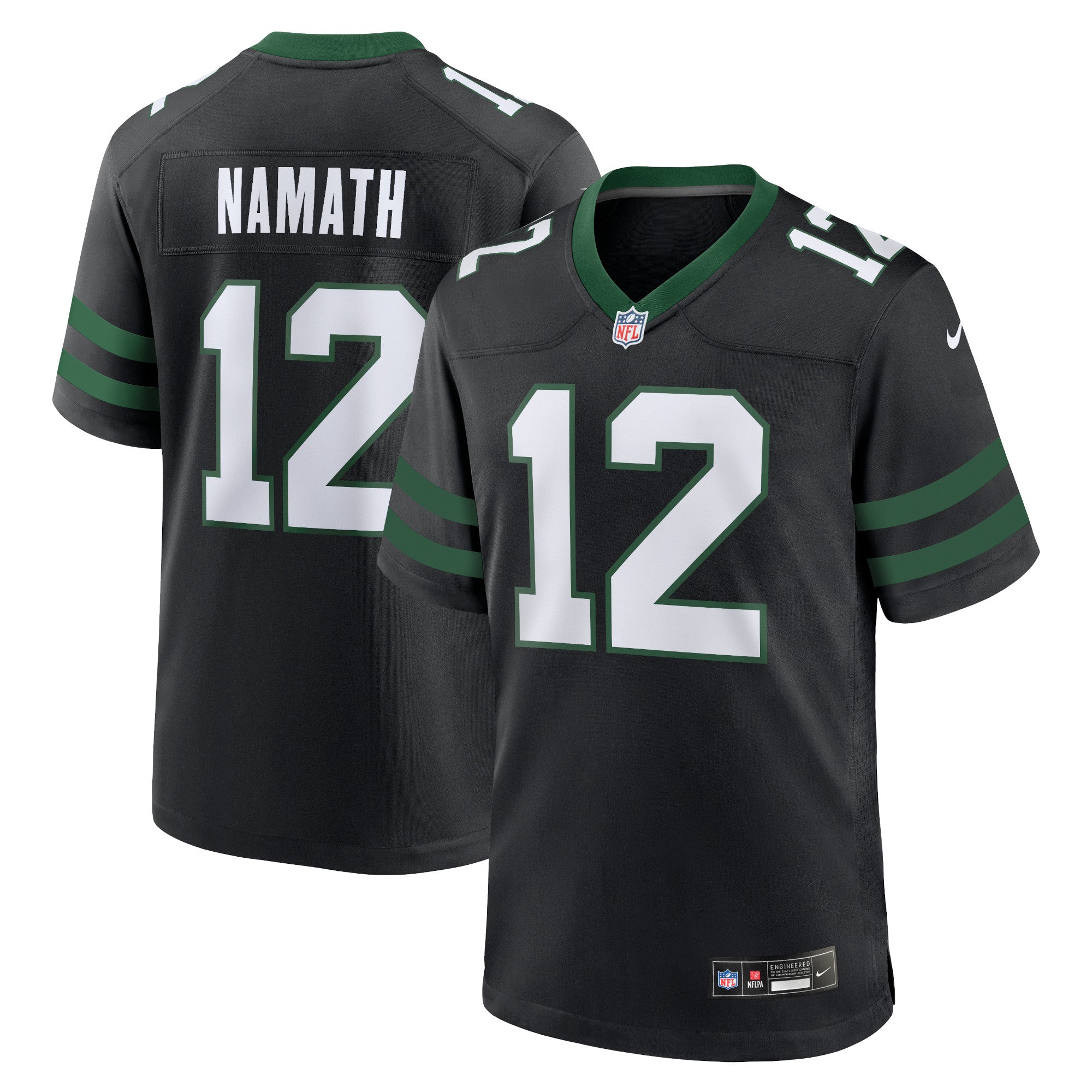 Joe Namath New York Jets Nike Game Jersey - Legacy Green - Image 5