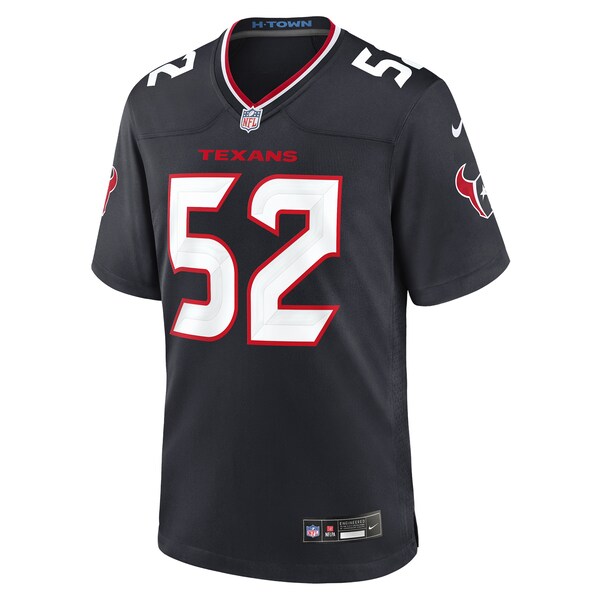 Darrell Taylor Houston Texans Nike Team Game Jersey - Navy - Image 3