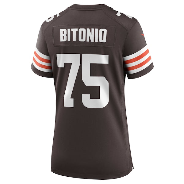Joel Bitonio Cleveland Browns Nike Women's Game Jersey - Brown - Image 3