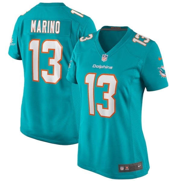 Dan Marino Miami Dolphins Nike Women's Game Retired Player Jersey - Aqua/White - Image 2