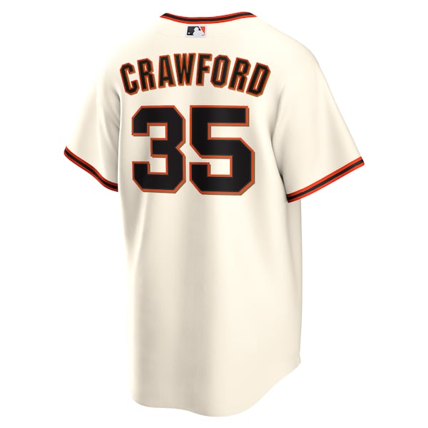 Brandon Crawford San Francisco Giants Nike Home Replica Player Name Jersey - Cream - Image 3