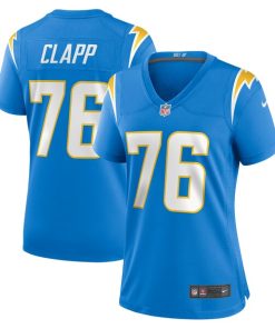 Will Clapp Los Angeles Chargers Nike Women's Game Jersey - Powder Blue