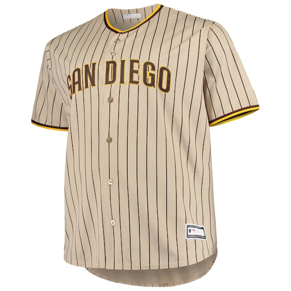 San Diego Padres Big & Tall Road Replica Team Jersey - Brown - Image 3