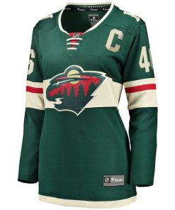 Alternative view of Jared Spurgeon Minnesota Wild Women's Home Breakaway Player Jersey - Green