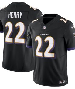 Alternative view of Derrick Henry Baltimore Ravens Nike Vapor F.U.S.E. Limited Jersey - Black/Purple