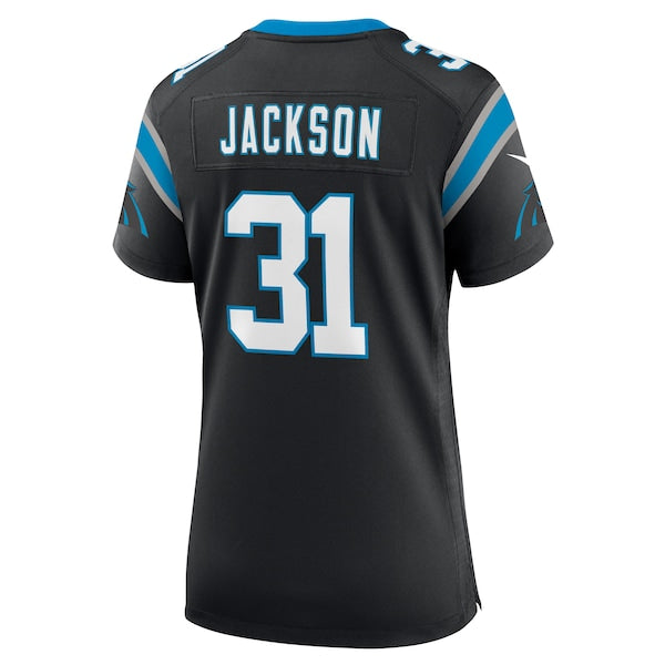 Lamar Jackson Carolina Panthers Nike Women's Game Jersey - Black - Image 3