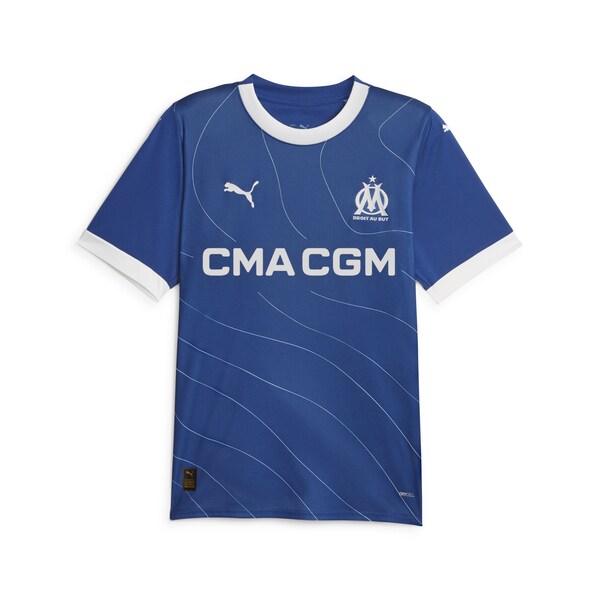 Olympique Marseille Puma 2023/24 Away Replica Jersey - Blue - Image 2