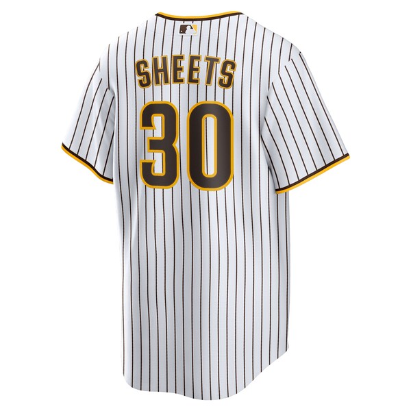 Gavin Sheets San Diego Padres Nike Youth Home Replica Jersey - White - Image 3