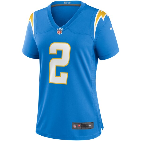 Easton Stick Los Angeles Chargers Nike Women's Game Jersey - Powder Blue - Image 2