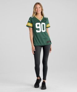 Alternative view of Lukas Van Ness Green Bay Packers Nike Women's  Game Jersey -  Green