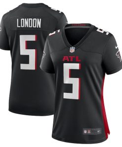 Drake London Atlanta Falcons Nike Women's Player Game Jersey - Black