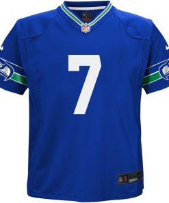 Alternative view of Geno Smith Seattle Seahawks Nike Preschool Game Jersey - Royal