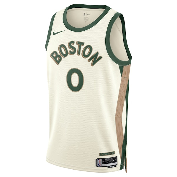 Jayson Tatum Boston Celtics Nike Unisex 2023/24 Swingman Jersey - White - City Edition - Image 2