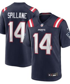 Robert Spillane New England Patriots Nike Team Game Jersey -  Navy