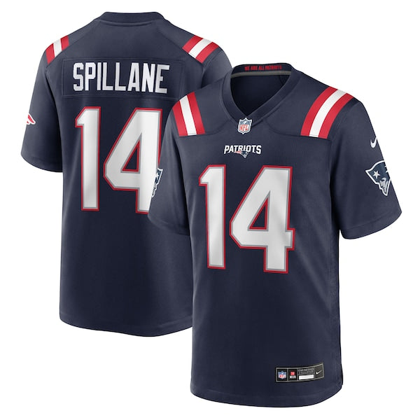 Robert Spillane New England Patriots Nike Team Game Jersey - Navy