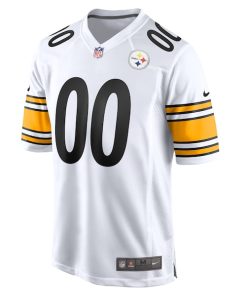 Alternative view of Pittsburgh Steelers Nike Game Custom Jersey - White