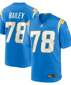 Zack Bailey Los Angeles Chargers Nike Player Game Jersey - Powder Blue