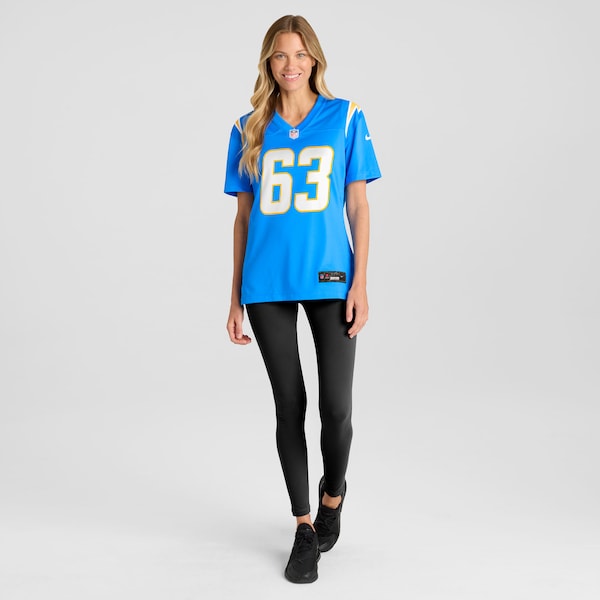 Josh Kaltenberger Los Angeles Chargers Nike Women's Team Game Jersey - Powder Blue - Image 7