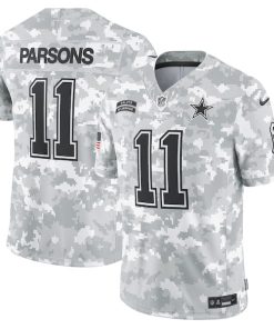 Micah Parsons Dallas Cowboys Nike 2024 Salute to Service Limited Jersey - Arctic Camo