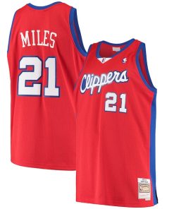 Darius Miles LA Clippers Hardwood Classics Swingman Jersey - Red