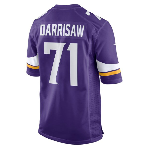 Christian Darrisaw Minnesota Vikings Nike Game Jersey - Purple - Image 3