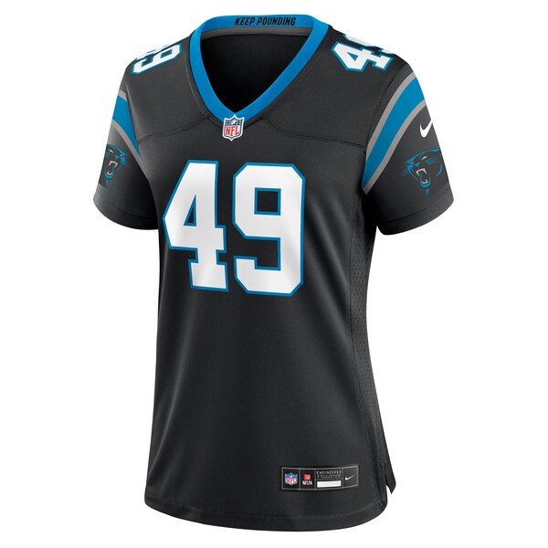 Jon Rhattigan Carolina Panthers Nike Women's Game Jersey - Black - Image 3