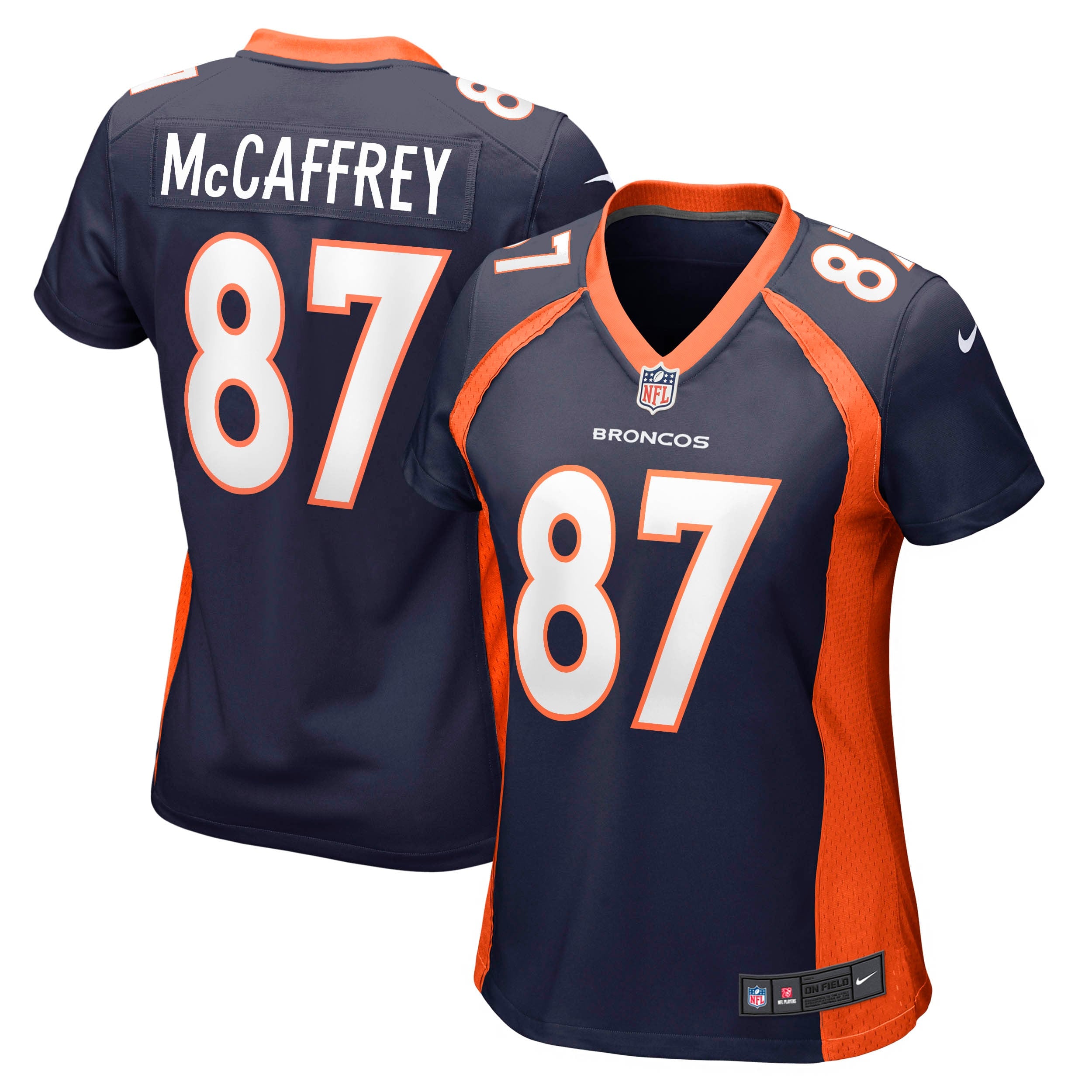 Ed McCaffrey Denver Broncos Nike Women's Game Retired Player Jersey - Orange/Navy - Image 6