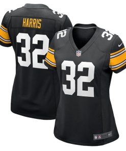 Franco Harris Pittsburgh Steelers Nike Women's Alternate Retired Player Jersey - Black