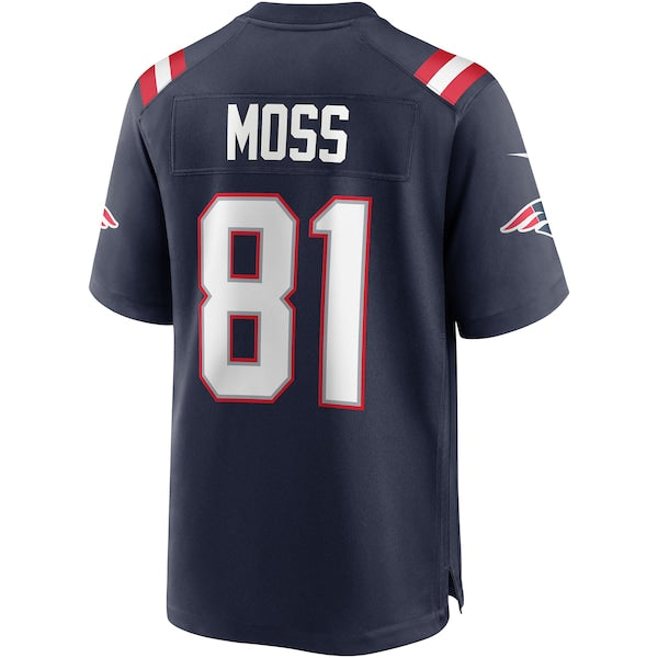 Randy Moss New England Patriots Nike Game Retired Player Jersey - Navy - Image 3