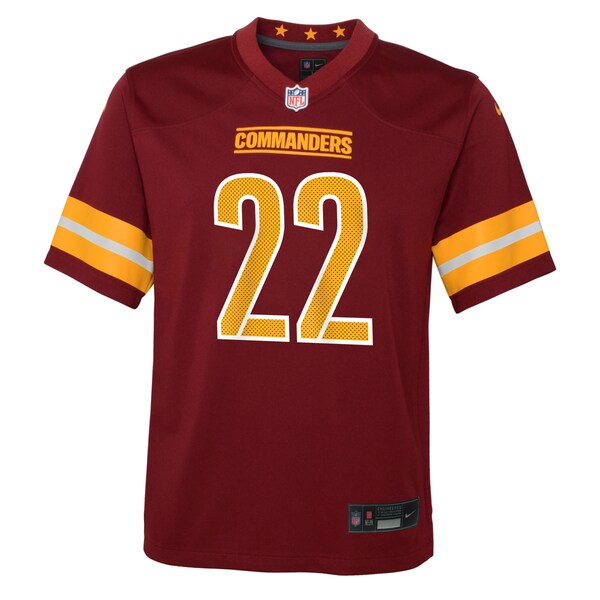 Jacory Croskey-Merritt Washington Commanders Nike Youth Team Game Jersey - Burgundy - Image 2