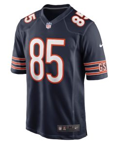 Alternative view of Cole Kmet Chicago Bears Nike Player Game Jersey - Navy