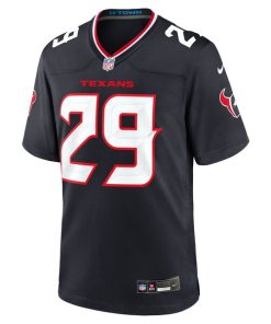 Alternative view of M.J. Stewart Houston Texans Nike Team Game Jersey -  Navy