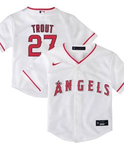 Mike Trout Los Angeles Angels Nike Toddler Home Replica Player Jersey - White
