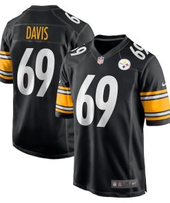 Domenique Davis Pittsburgh Steelers Nike  Game Jersey -  Black