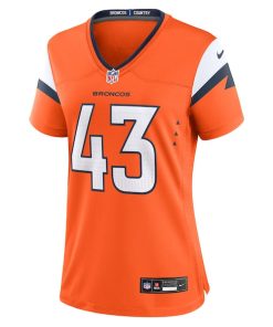 Alternative view of Keidron Smith Denver Broncos Nike Women's Team Game Jersey -  Orange