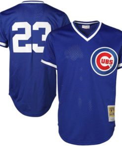 Ryne Sandberg Chicago Cubs Cooperstown Authentic Collection Throwback Replica Jersey - Royal Blue