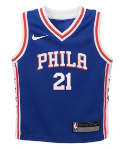 Alternative view of Joel Embiid Philadelphia 76ers Nike Preschool Swingman Player Jersey - Icon Edition - Royal