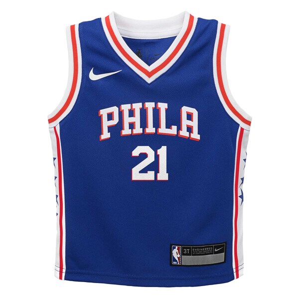 Joel Embiid Philadelphia 76ers Nike Preschool Swingman Player Jersey - Icon Edition - Royal - Image 2