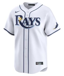 Alternative view of Zach Eflin Tampa Bay Rays Nike Home Limited Player Jersey - White